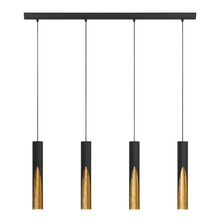 Eglo Barbotto langbordspendel sort/guld L92,5 x H110 cm